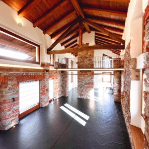 The main studio and activity space for retreats, workshops and team-building at Robin's Nest, Paruzzaro, Piemonte.